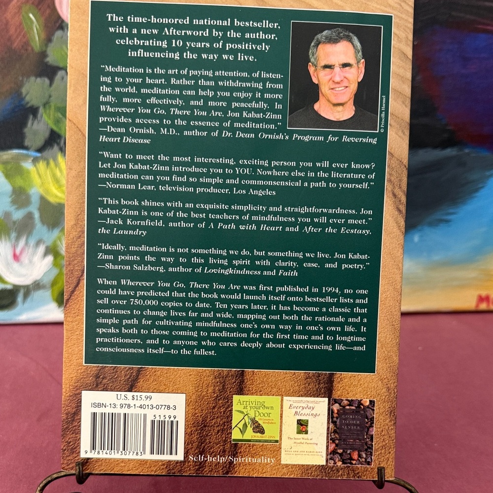Mindfulness Meditation Book with Brown Cover - Picture 2 of 3